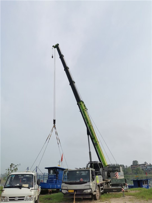 叶县桥梁建设吊装案例